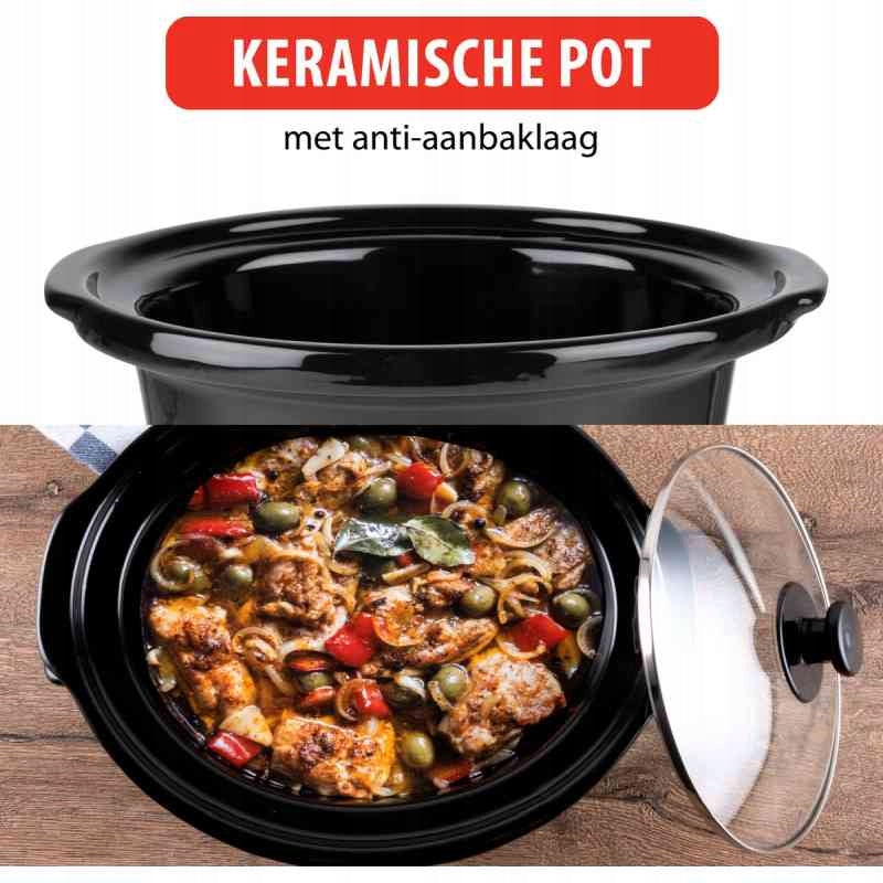 Slow cooker alpina 3,5 l silver/grey 240 W Manufacturer code 181707