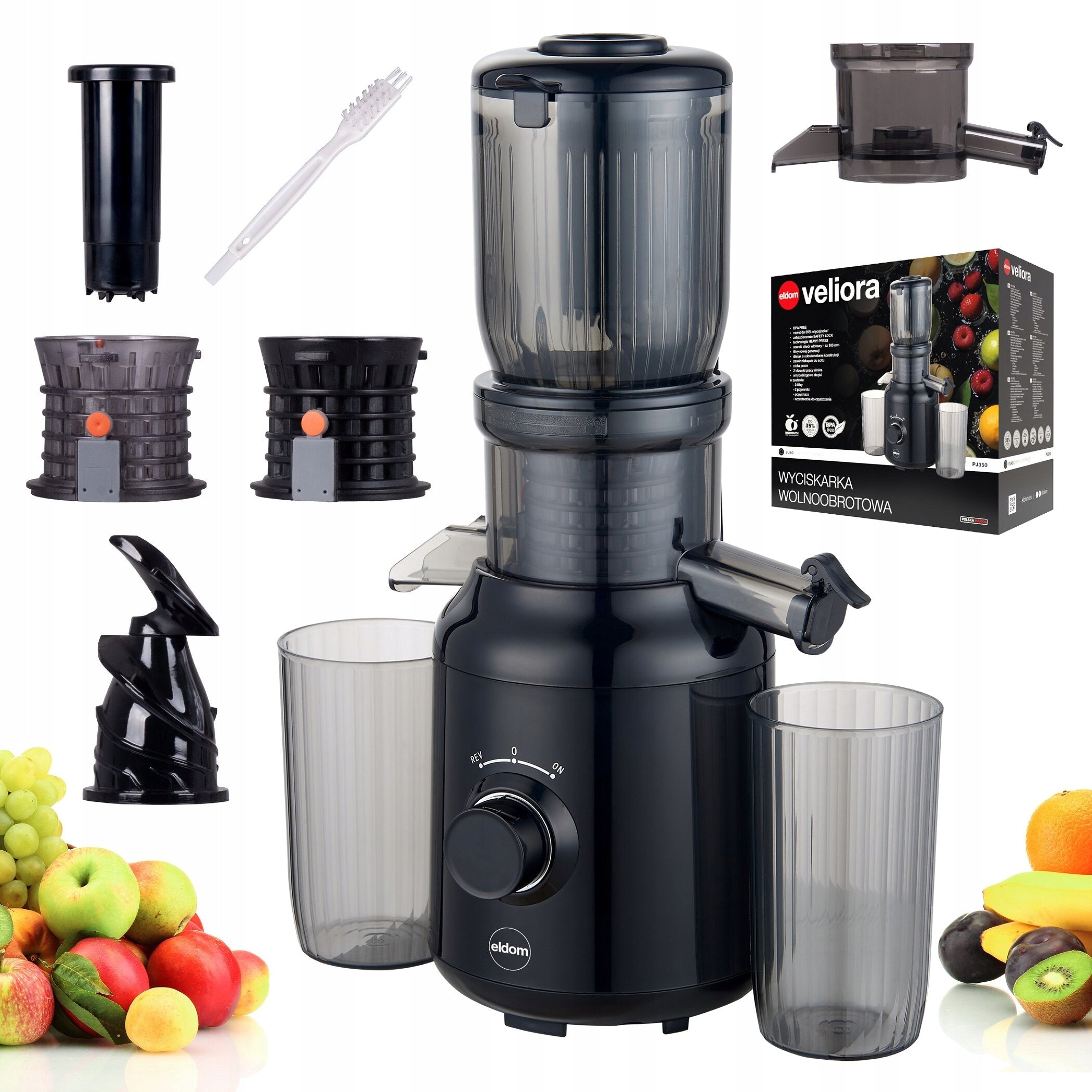 Slow juicer ELDOM Perfect PJ350 Brand Eldom