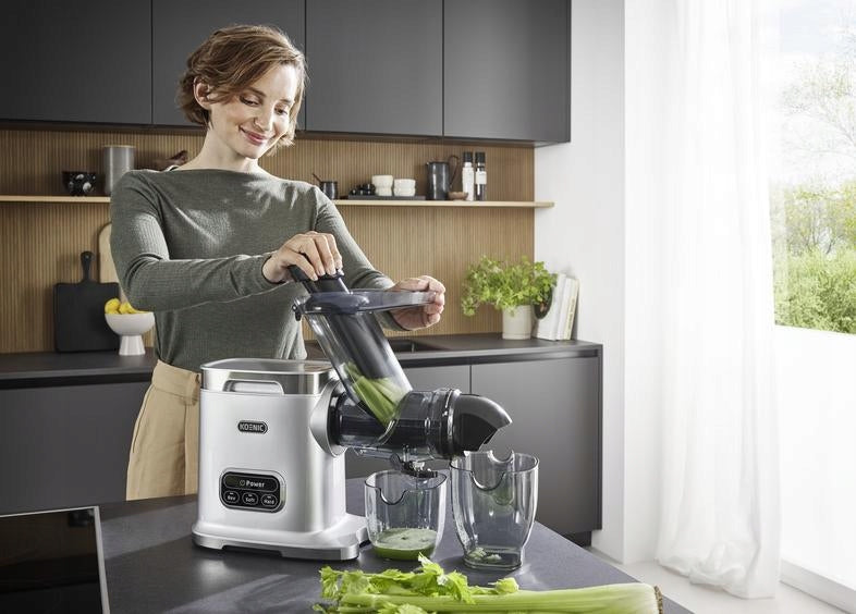 Slow juicer KOENIC KSJ 2050226 M Silver Packaging status original