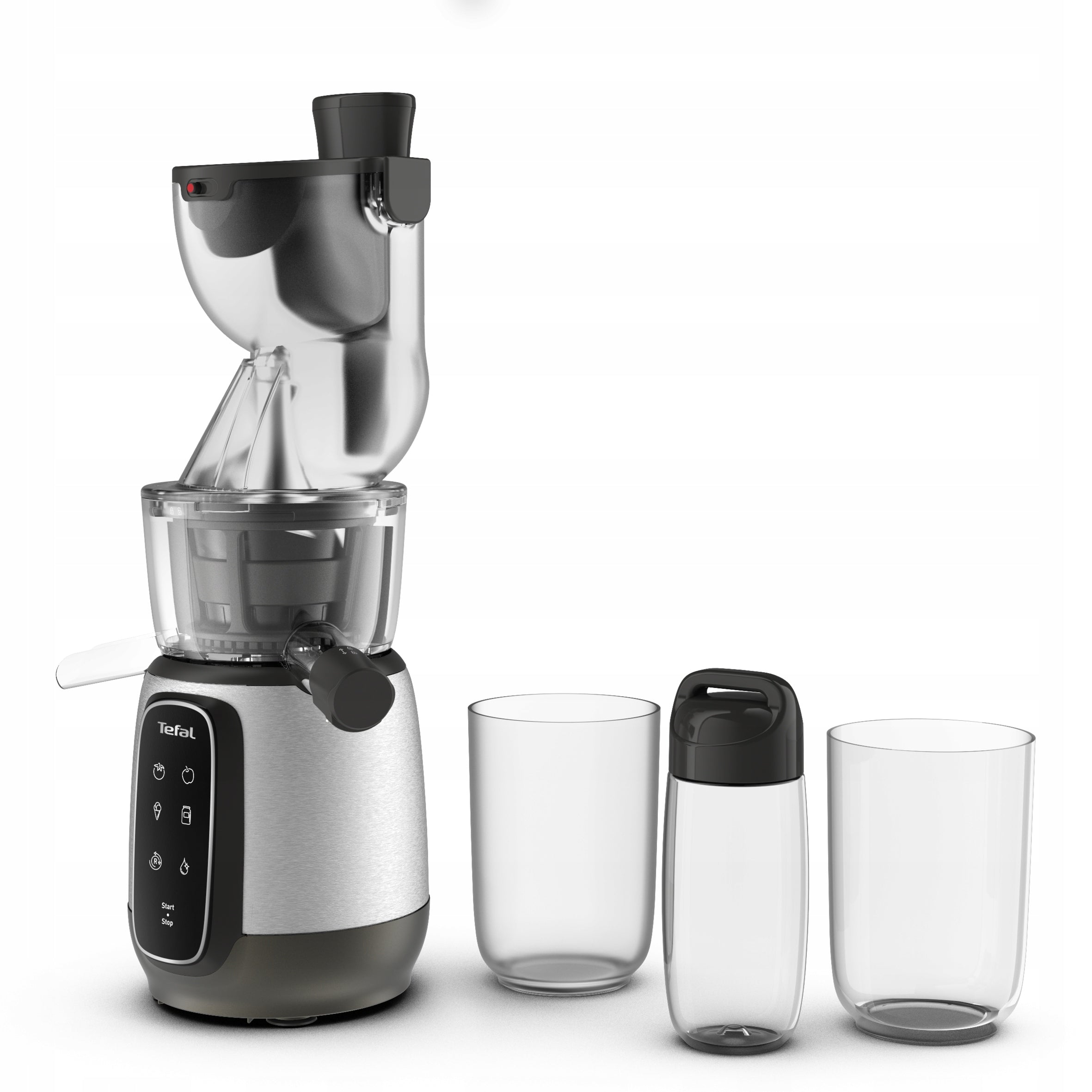 Slow juicer for fruit vegetables TEFAL ULTRA JUICE ZC605D revers Brand Tefal