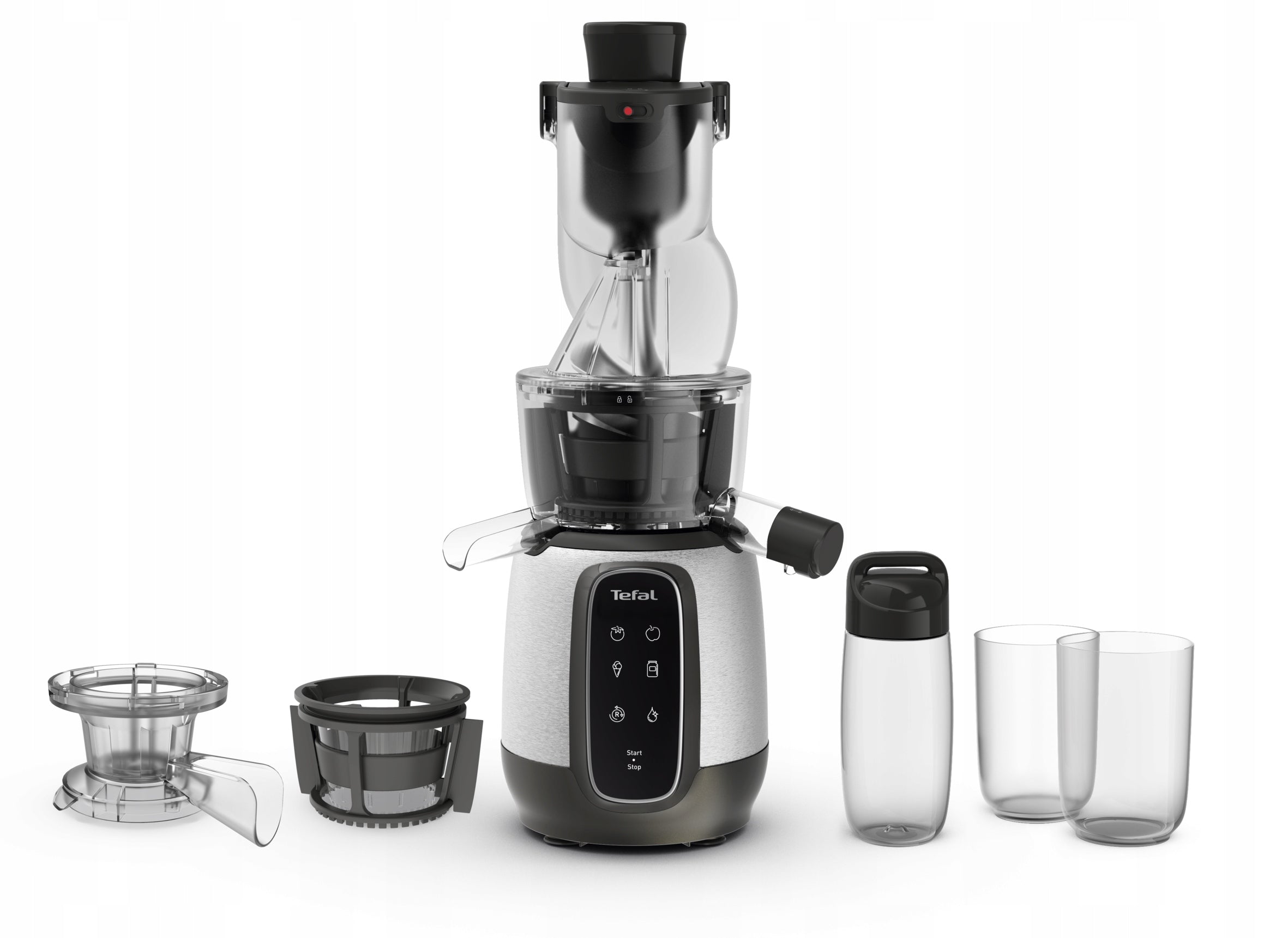 Slow juicer for fruit vegetables TEFAL ULTRA JUICE ZC605D revers