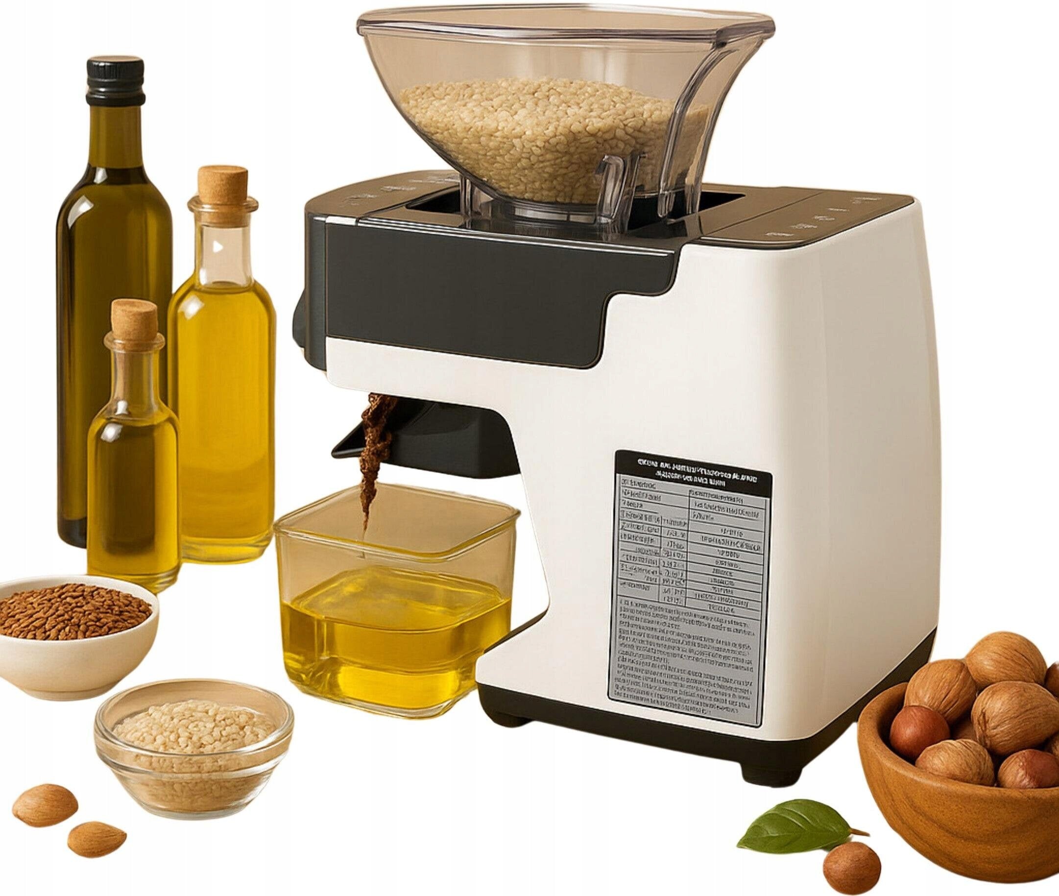 Slow juicer for oil WENON Premium Plus Dominant color white