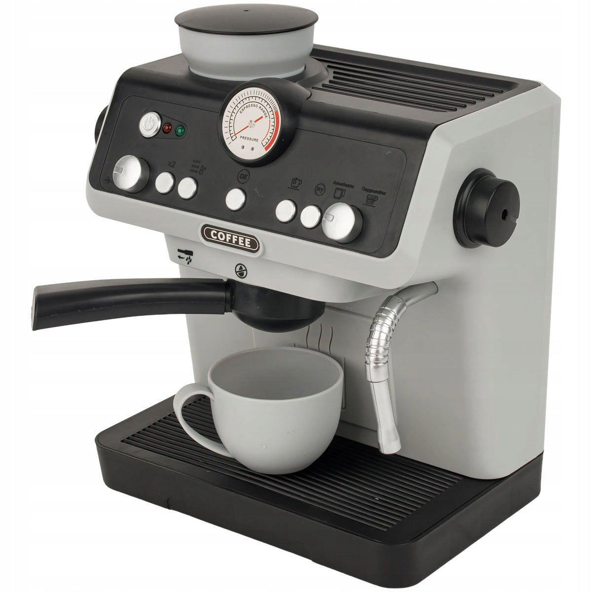 Small Barista COFFEE MAKER for Kids Toy Household Appliances Water Sound Light Packaging status original