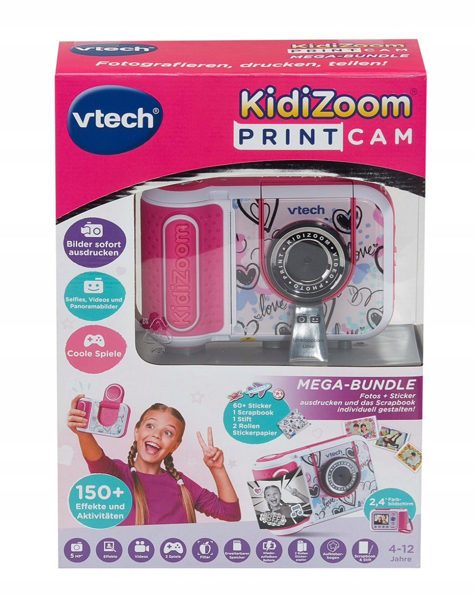 Small Camera for Kids VTech Kidizoom Print Cam Package Pink Limited Manufacturer code 3417765491641