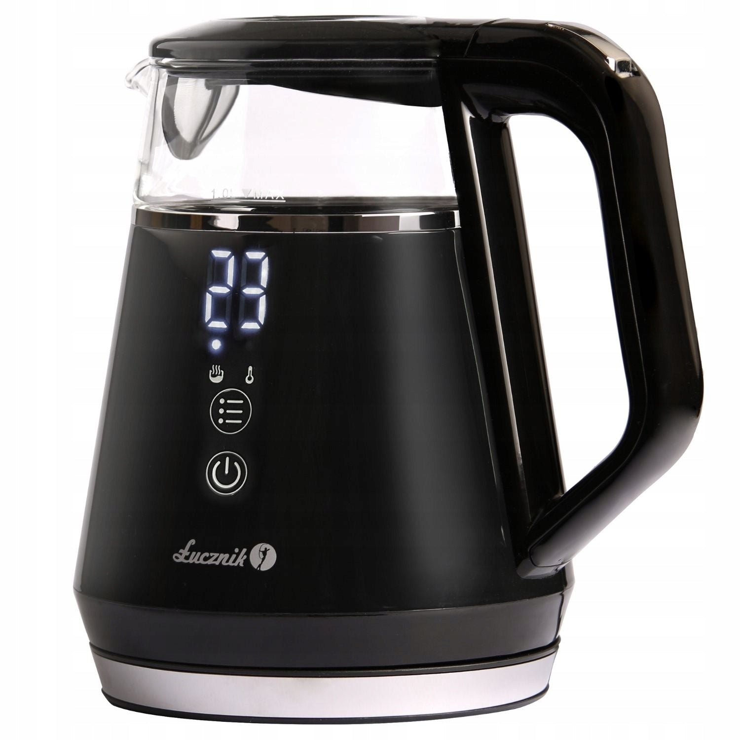 Small Electric Kettle Glass Memory Adjustable WK-2503 Compact 1l 1100W Packaging status original
