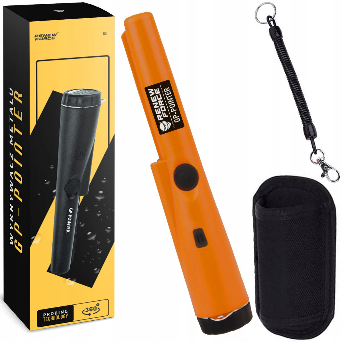 Small Metal Detector Gold PINPOINTER TREASURES FOR BEACHES TO THE FOREST