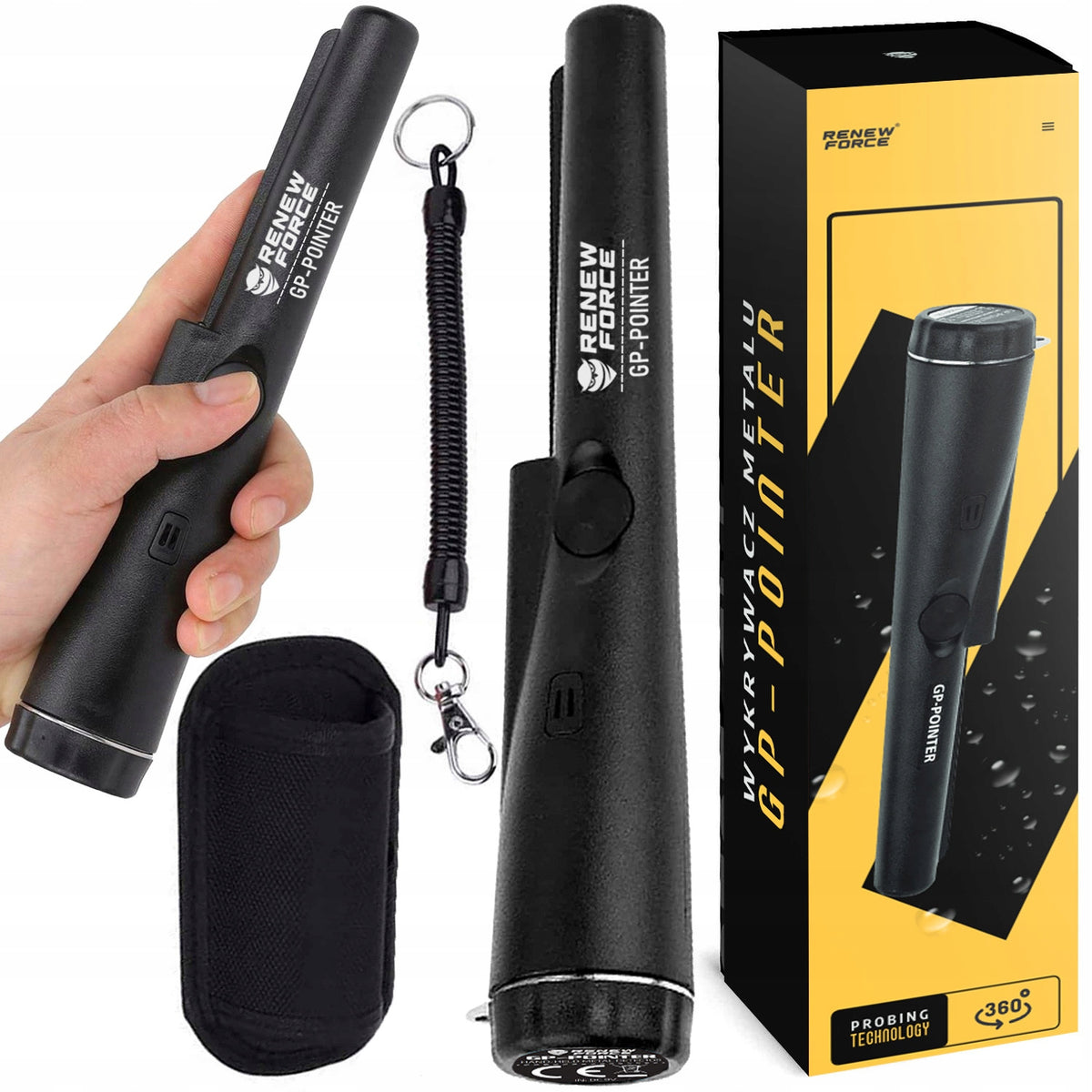 Small Metal Detector PINPOINTER TREASURES FOR BEACHES TO THE FOREST