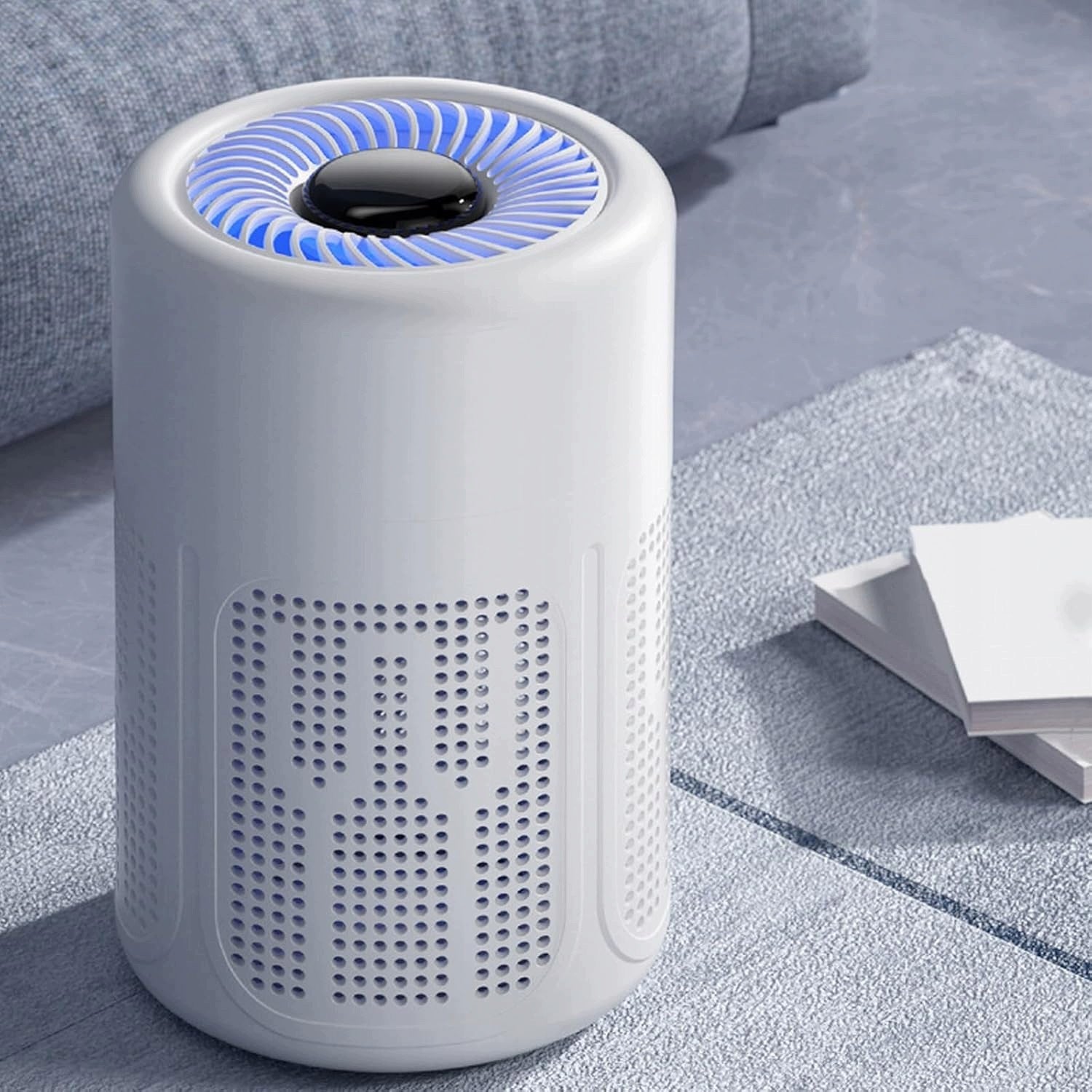 Small USB HEPA Ion Air Purifier For Pet Room Office