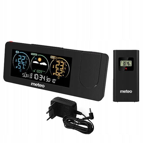 Small, aesthetic weather station with projector METEO SP102 Packaging status original
