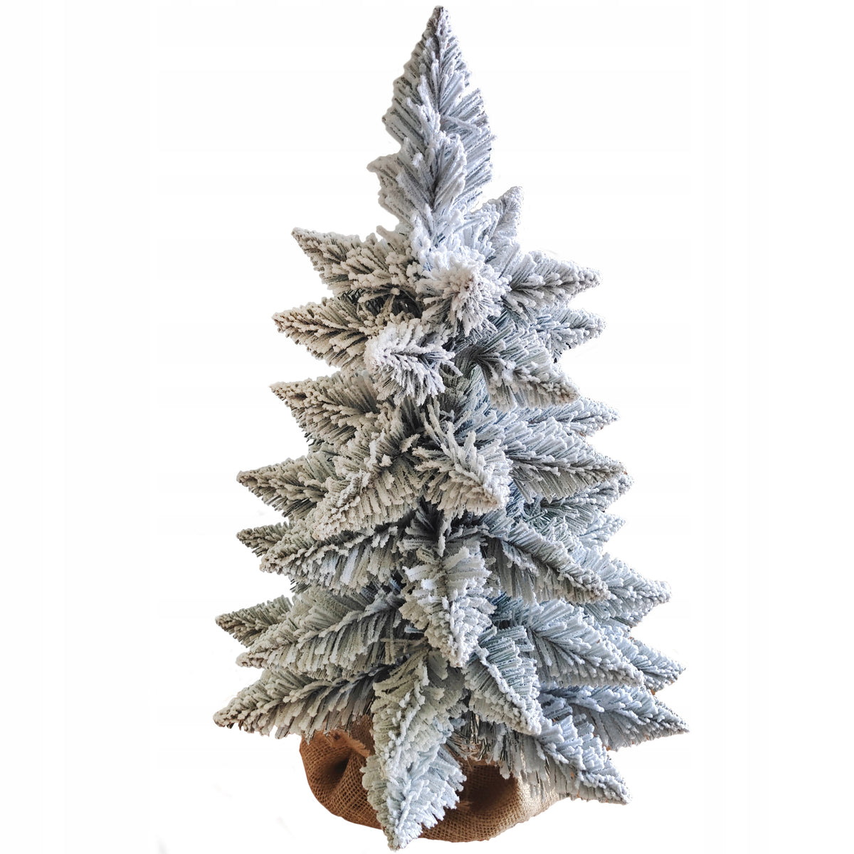 Small artificial Christmas tree SNOW PINE WHITE PREMIUM 60 cm jute stand Poland Manufacturer code 60CM-SOSNA-OSNIEZONA
