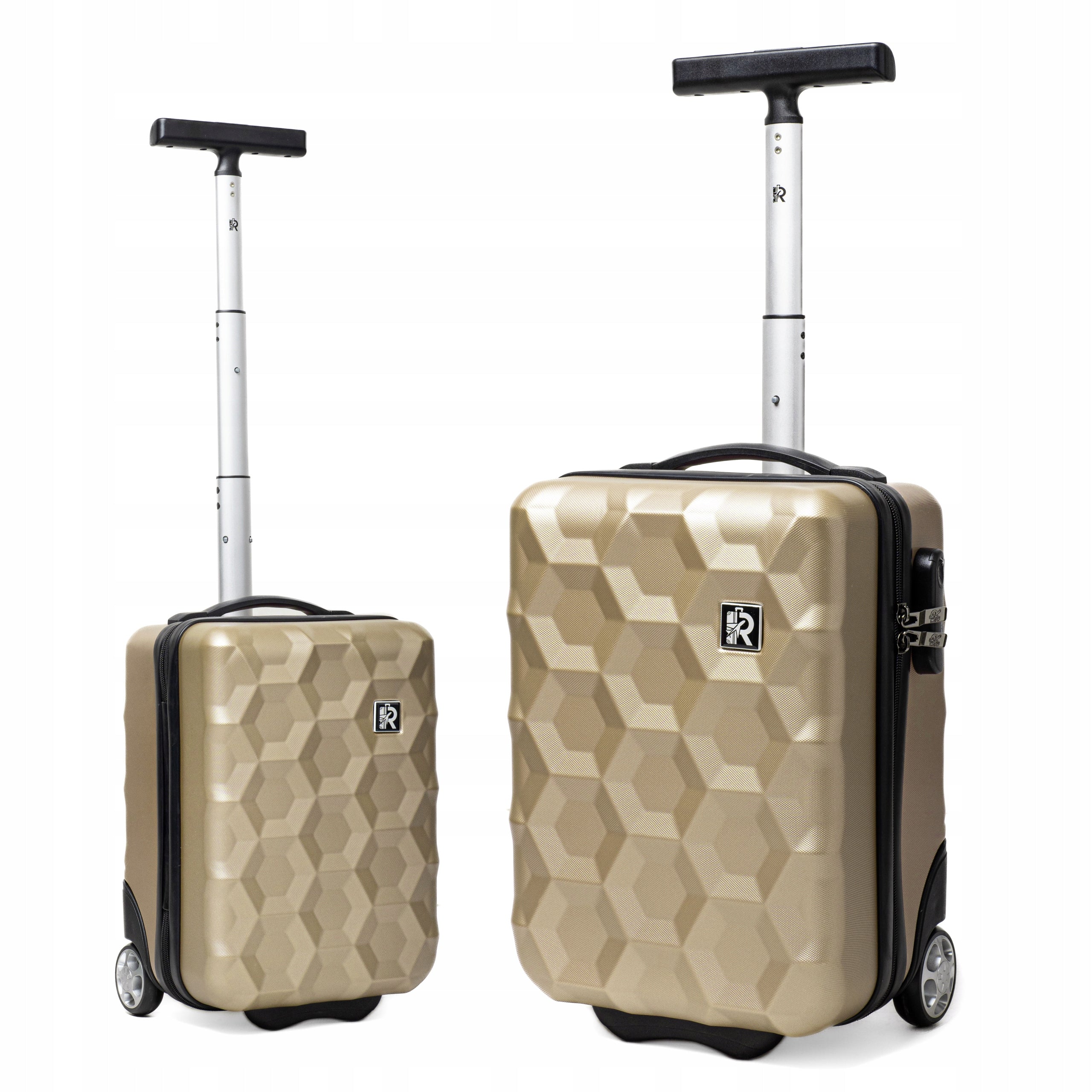 Small cabin suitcase carry-on luggage for Ryanair Wizzair aircraft Height 40 cm