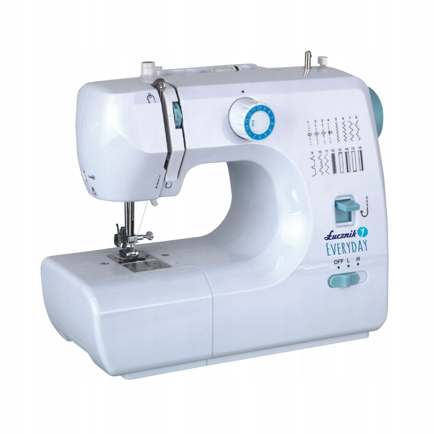 Small sewing machine for children Everyday 16 programs+ADDITIONAL ACCESSORIES Batteries included no