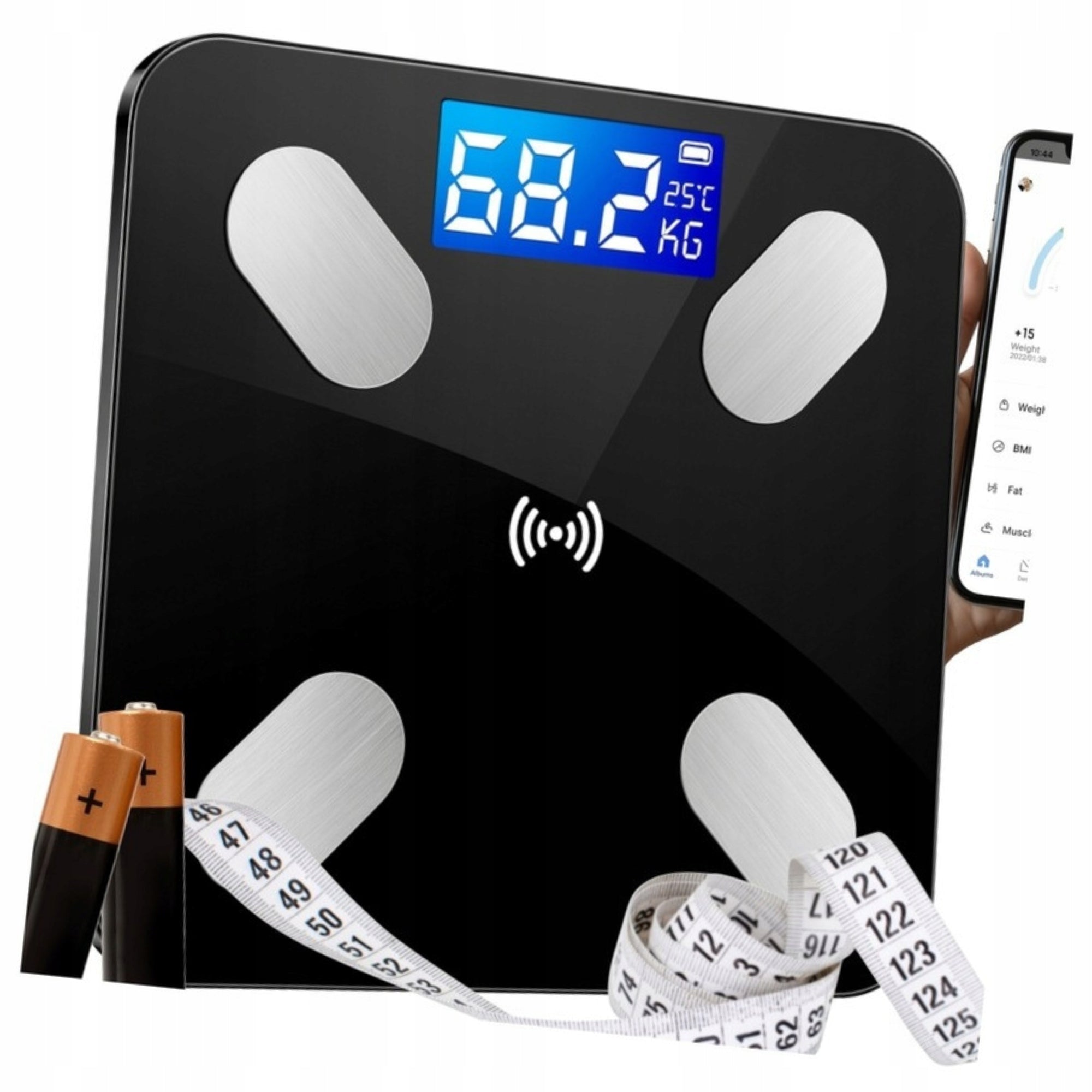 Smart Bluetooth Bathroom Scale Analytical Electronic BMI