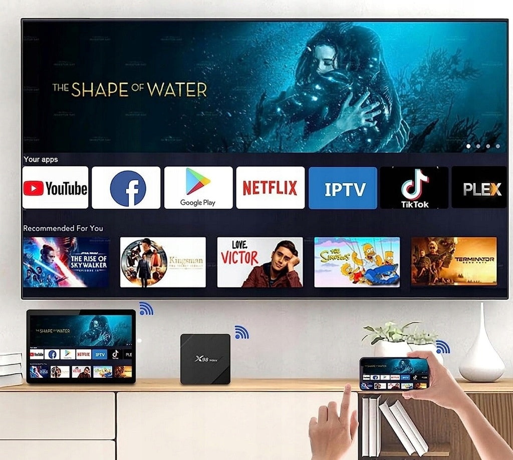 Smart Box TV 8K 4K Android 13 WIFI 6 Bluetooth A Brand HGWG