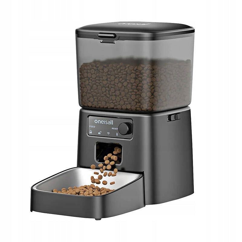 Smart Food Dispenser Bowl Feeder Oneisall 1.2L For Cat Dog