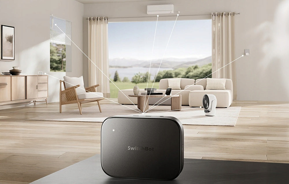 Smart Gateway SwitchBot AI Hub Home Bluetooth Assistant Wi-Fi 16TB OpenClaw Manufacturer code W8002100
