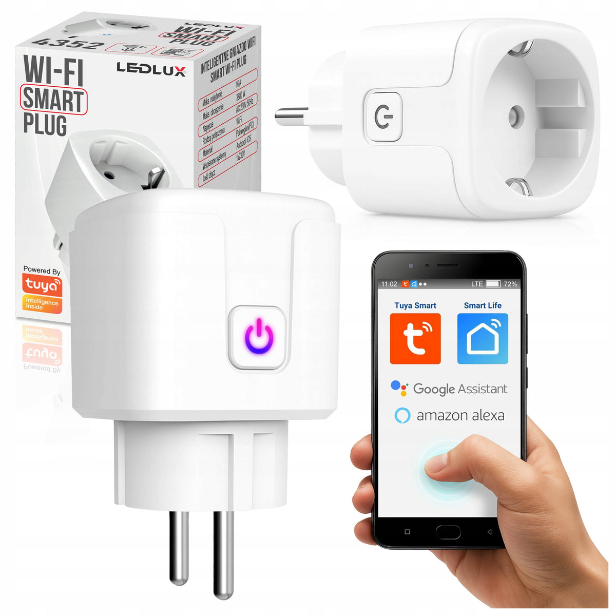 Smart Socket Programmer Time Wattmeter WIFI TUYA SMART Packaging status original