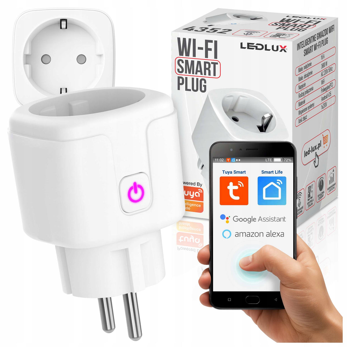 Smart Socket Programmer Time Wattmeter WIFI TUYA SMART