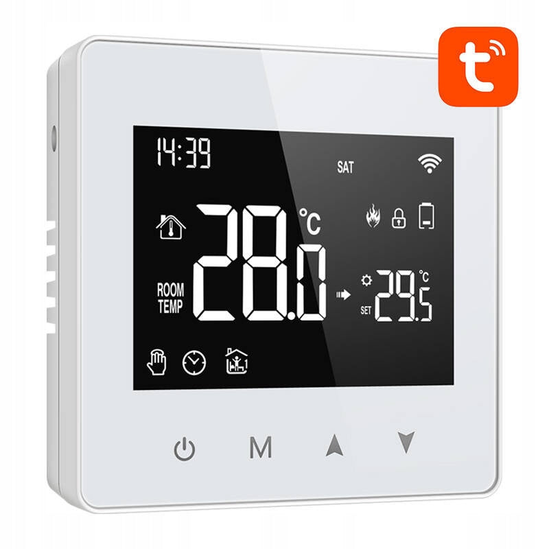 Smart Thermostat Avatto WT198 WiFi TUYA LED Temperature Controller Manufacturer code WT198