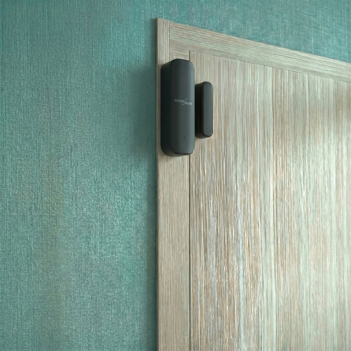 Smart WiFi window door opening sensor Tuya black Brand GreenBlue