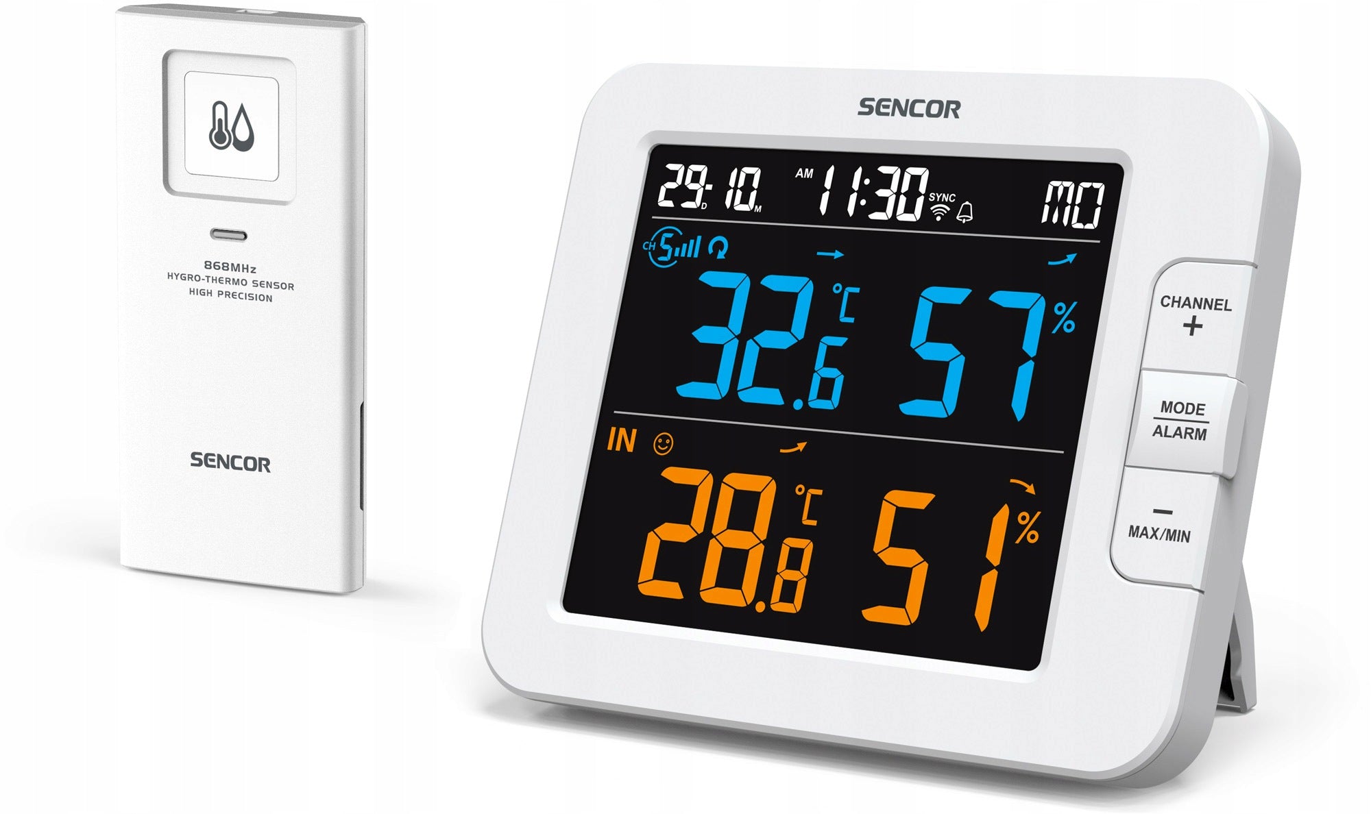 Smart Wireless Weather Station Sencor SWS8600SH white
