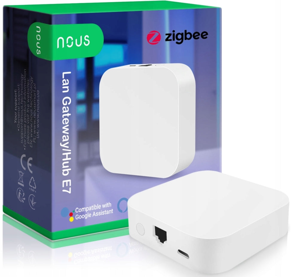 Smart gateway Nous Smart ZigBee Lan E7