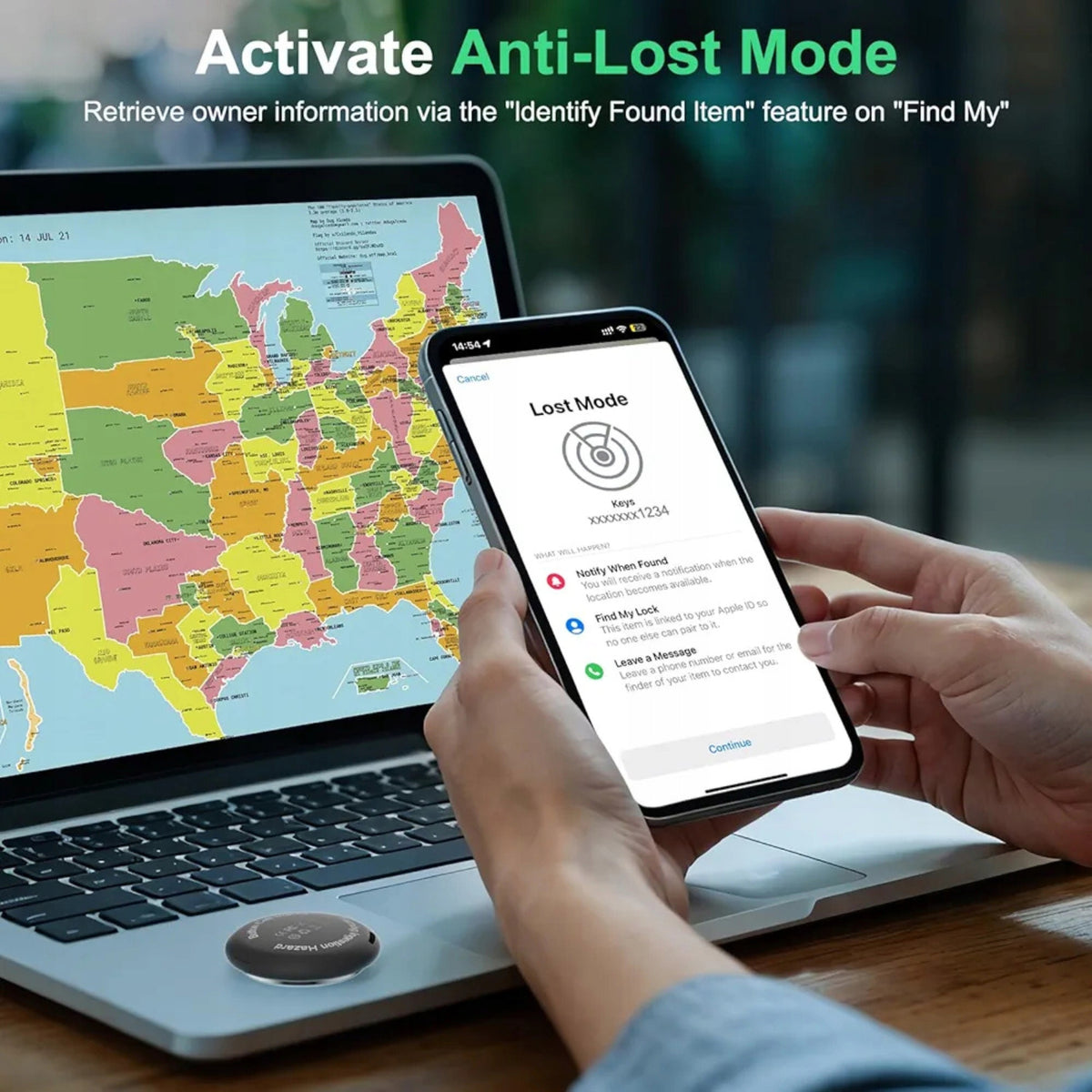 Smart locator for Android and Apple makes a sound ringing Brand Elonix