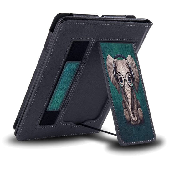 Smartcase for Kindle Paperwhite V / 5 (11th Generation 6.8) with Elephant Color green