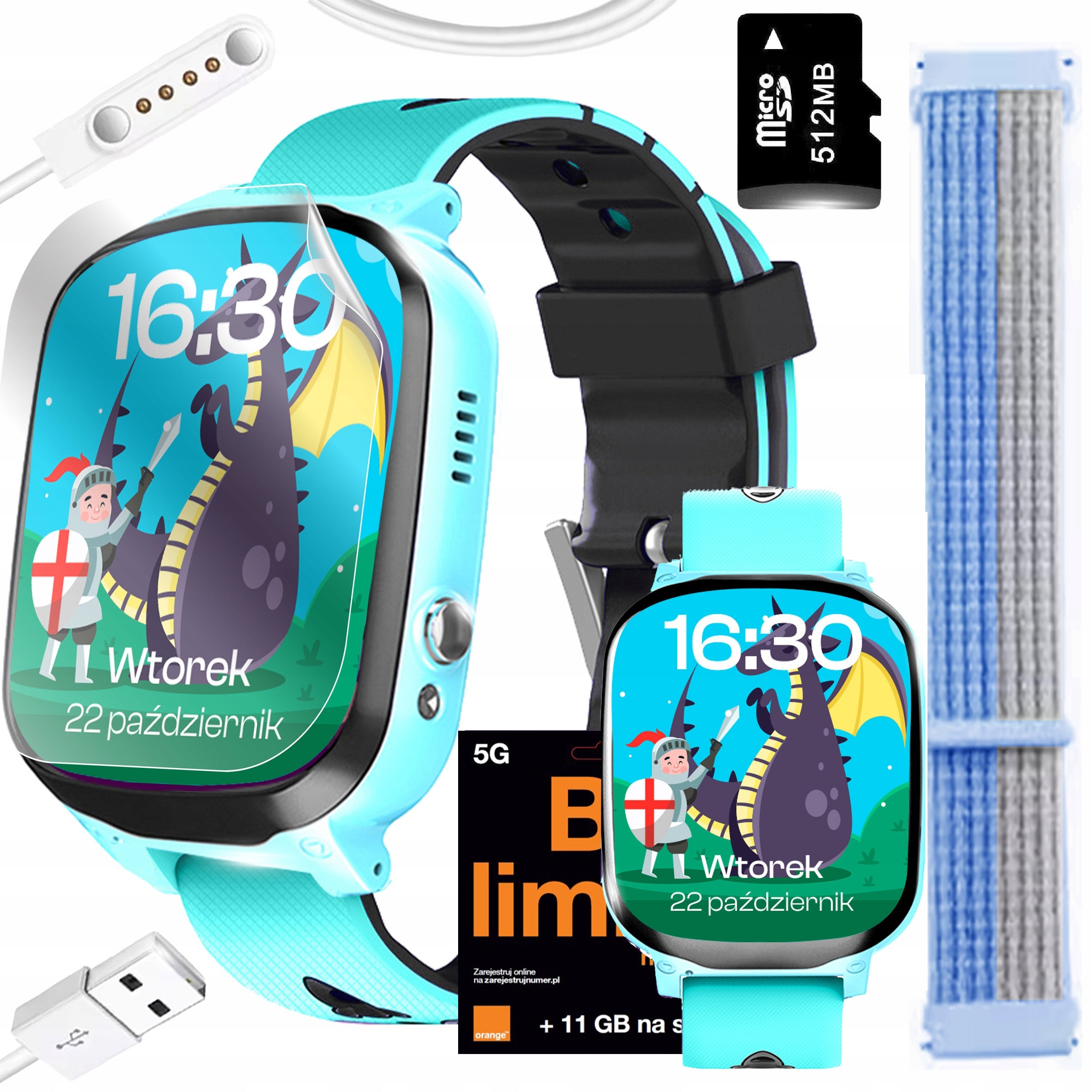 Smartwatch Children's Watch SIM Camera Phone Game Music Player Packaging status original