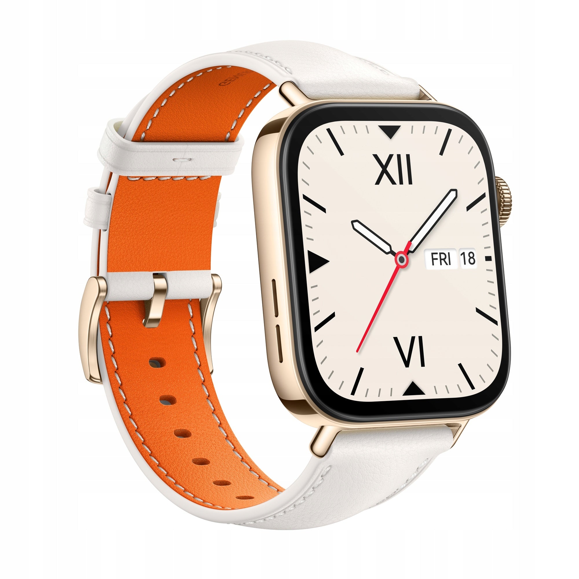 Smartwatch HUAWEI WATCH Fit 3 sports watch leather strap Gold