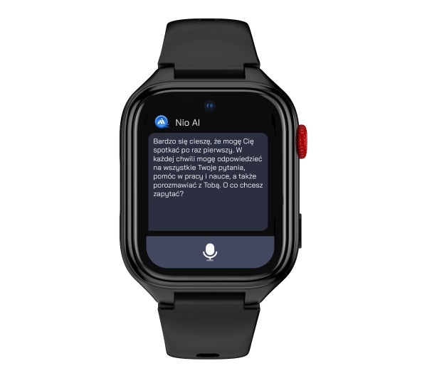 Smartwatch STELIO JuniorPro Features AI 4G Wi-Fi nanoSIM GPS IP67 Black Model Junior Pro AI