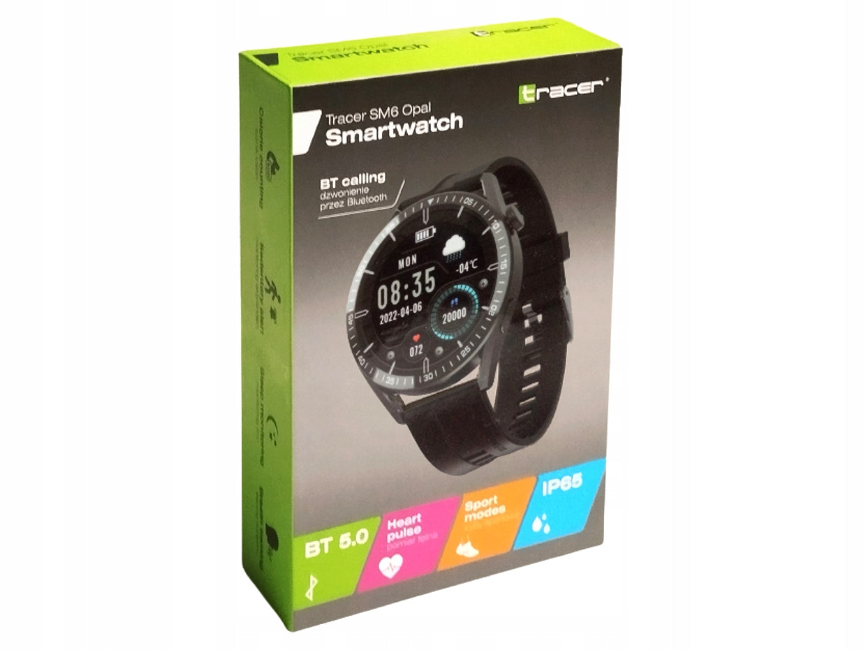 Smartwatch Tracer SM6 Opal black