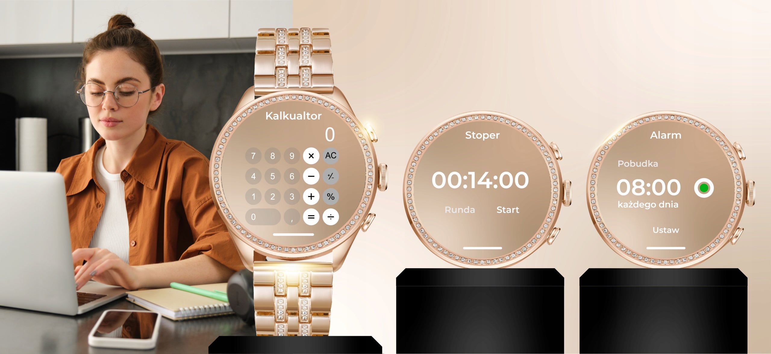 Smartwatch Women's Watch Talking Notifications Sport Gold For Women Manufacturer code Smart Watch