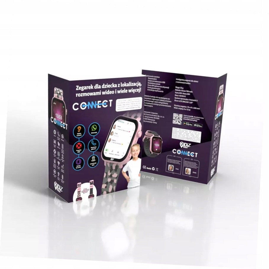 Smartwatch for children KiDiZ Connect pink KidiZ