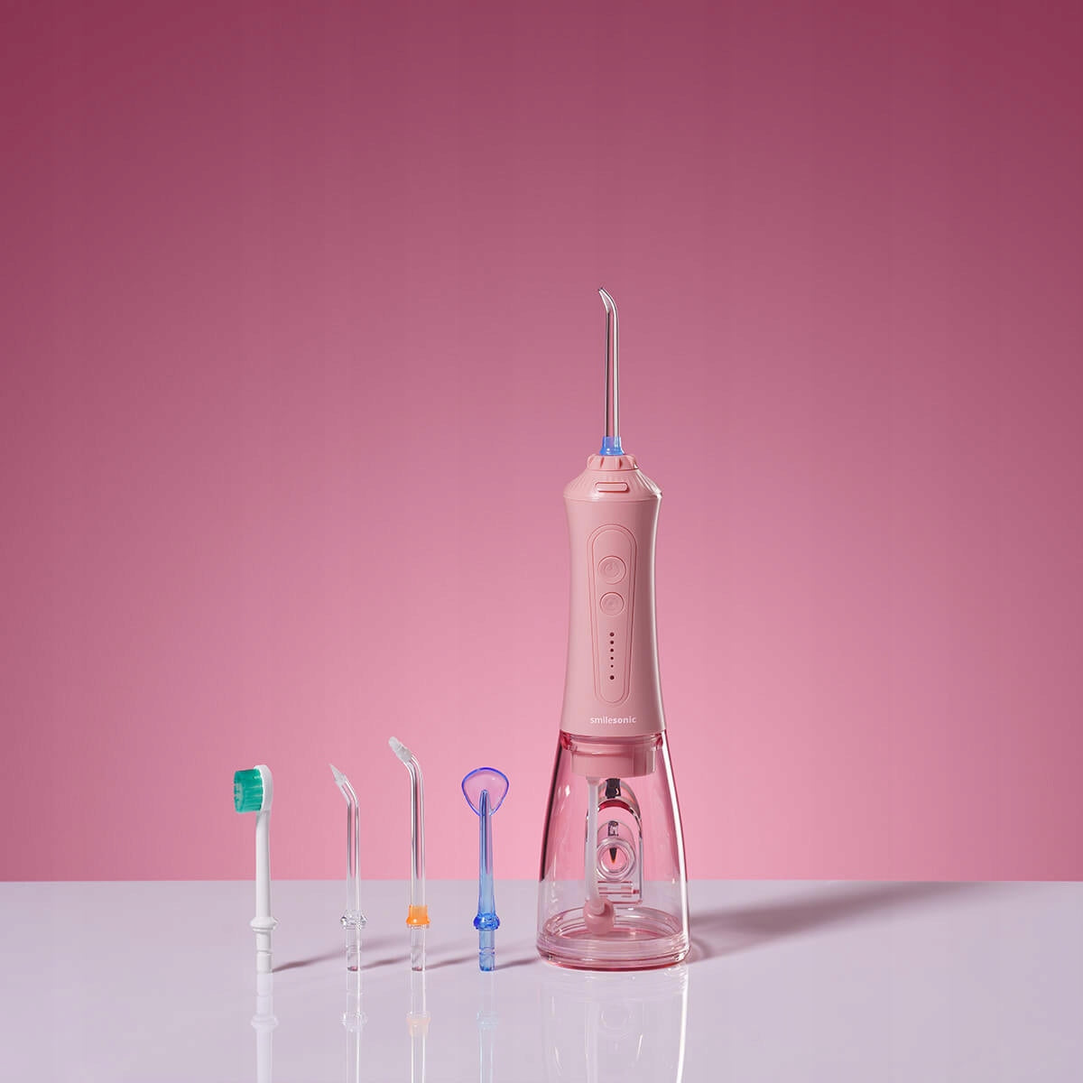 Smilesonic AquaFlow Pink Wireless Irrigator Pink Model AquaFlow