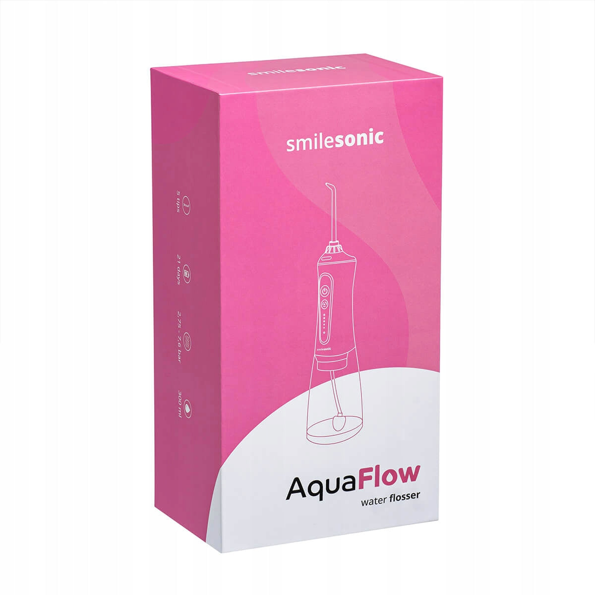 Smilesonic AquaFlow Pink Wireless Irrigator Pink