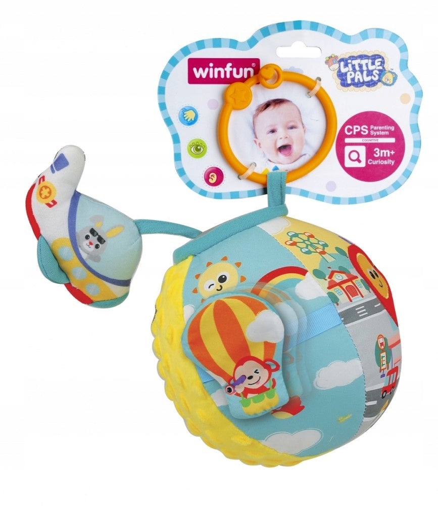 Smily Play Activating Ball RATTLE Pendant Color multicolor