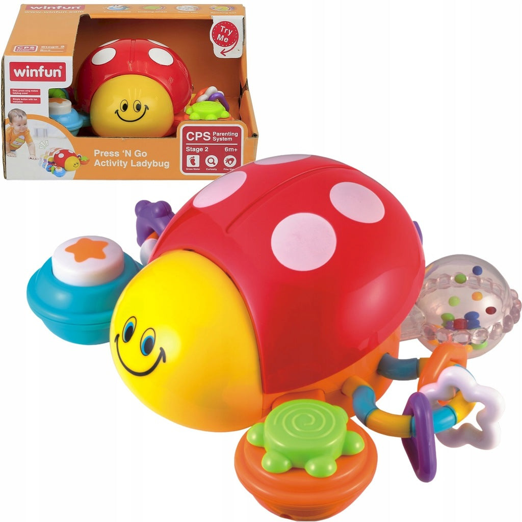 Smily Play Runaway Ladybug TOY CRAWLING Melodies rattle Manufacturer code 000720