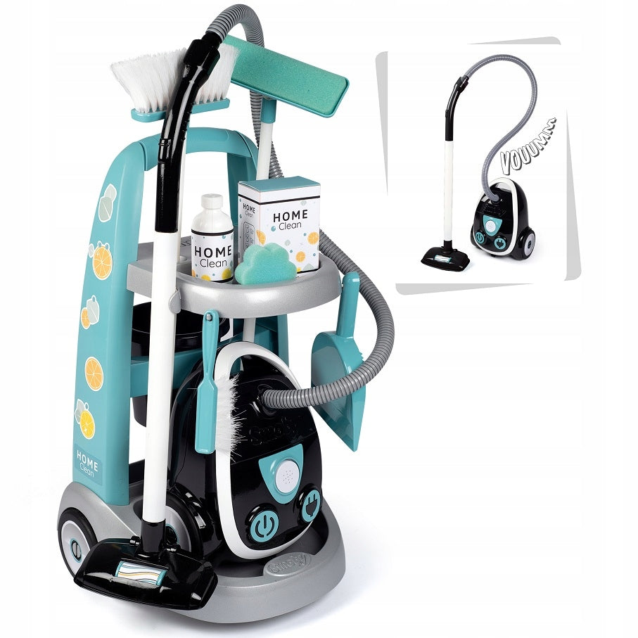 Smoby Cleaning trolley with vacuum cleaner + Accessories 330316 Manufacturer code 330316