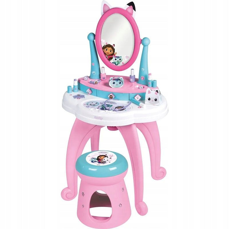 Smoby Gabby's Dollhouse 2-in-1 Dressing Table with Chair