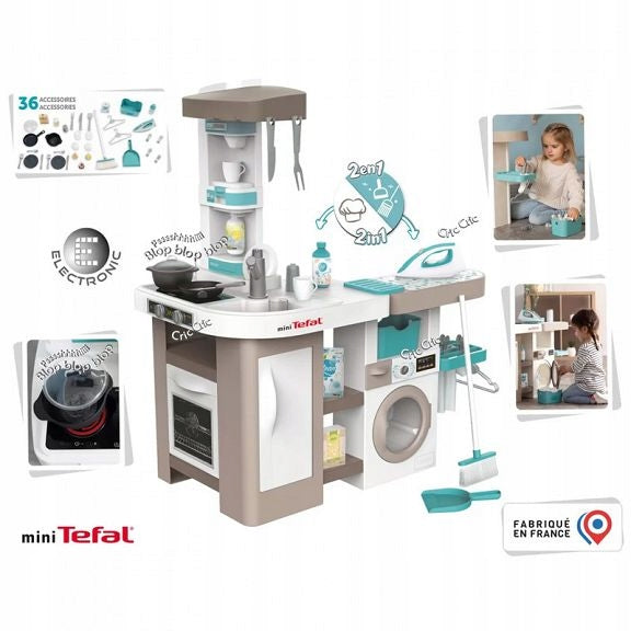 Smoby Kitchen with Tefal Studio 311050 Laundry Brand Smoby