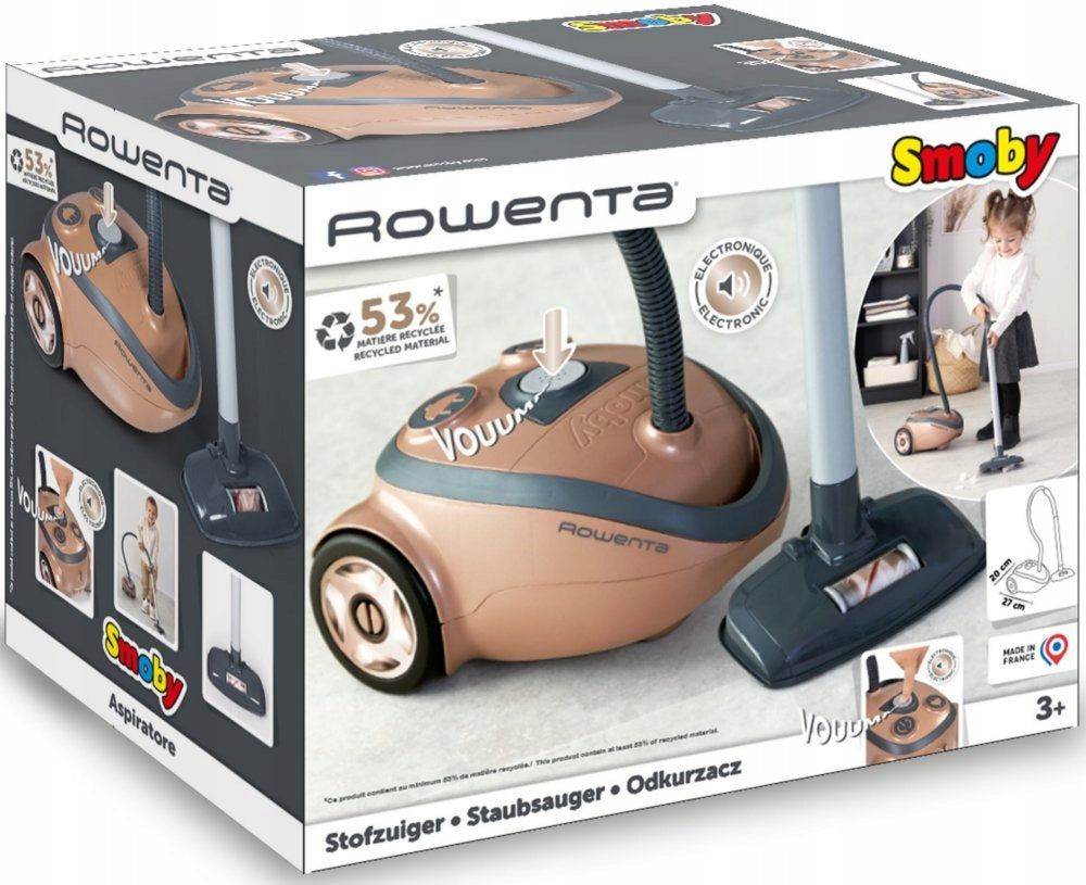 Smoby Rowenta Baby Vacuum Cleaner with Sound Cleaning Kit 330222