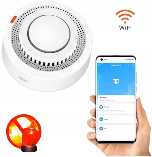 Smoke detector Zigbee YG400A audible alarm, wifi connectivity