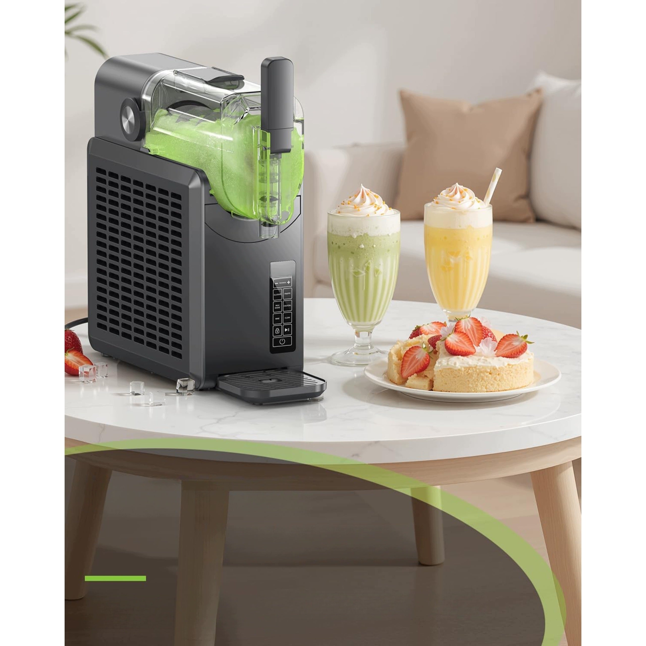Smoothie Slushie Machine for Frozen Drinks Self-Cleaning 1,89l Manufacturer code Maszyna Do Smoothie Slushie Mrożonych Napojów