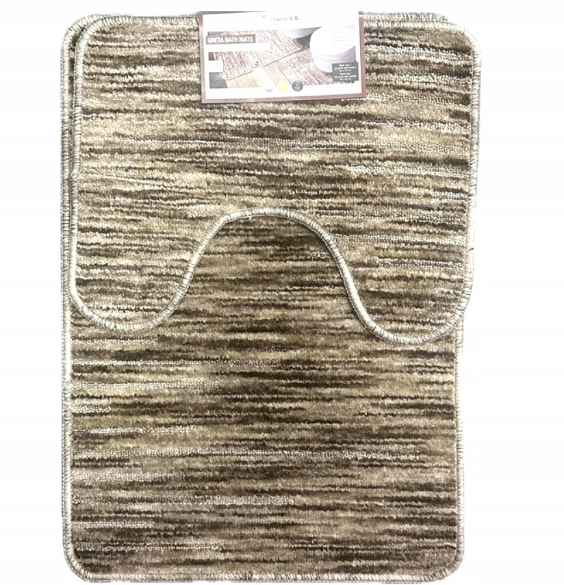 Smukee Bathroom Rugs Non-Slip 2 Pack 50 x 70 cm / 50 x 40 cm