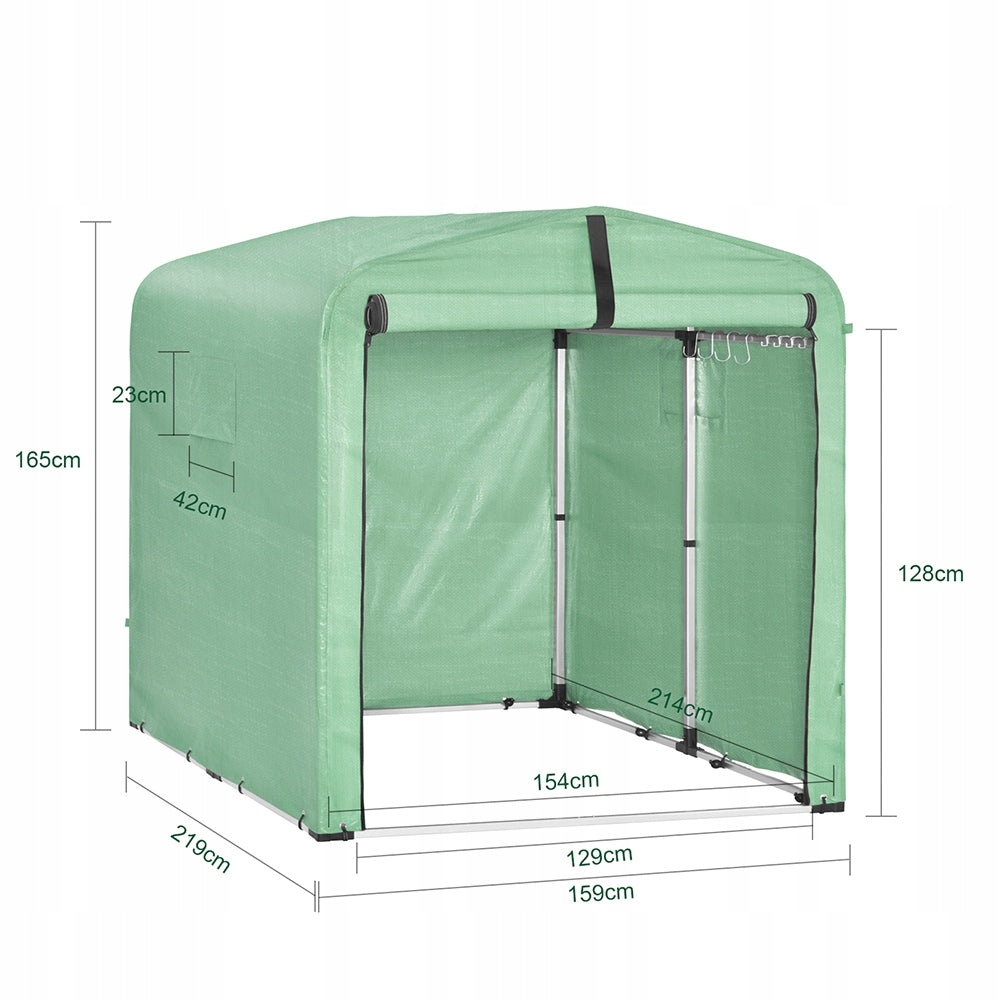 Sobuy UV Garden Tent for 2 to 3 Bikes Waterproof Storage KLS11-L-GR Length 219 m