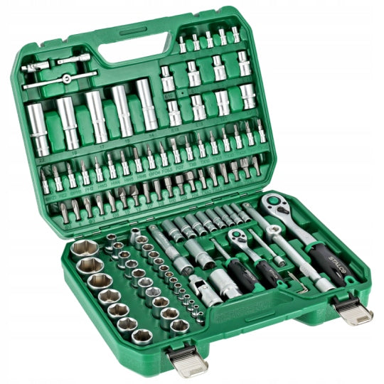 Socket wrench set 110 element 1/2, 1/4, ratchet STALCO S011100110 Manufacturer code S011100110
