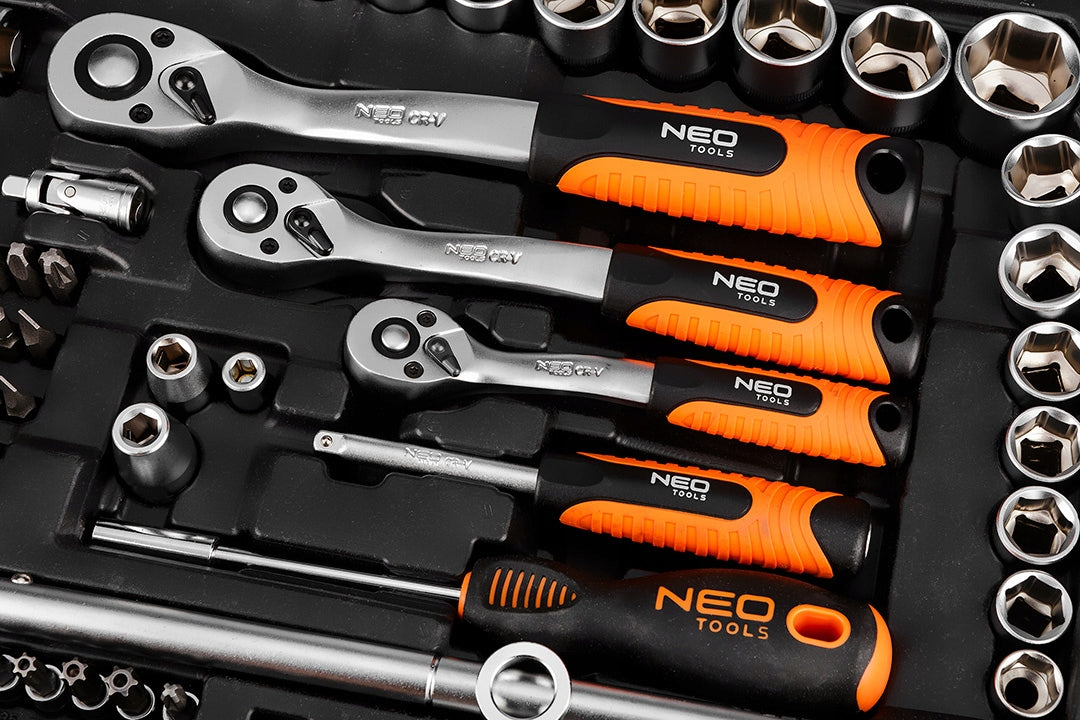 Socket wrench set 220 el. 1/2" 3/8" 1/4" NEO TOOLS 10-220 Brand NEO TOOLS