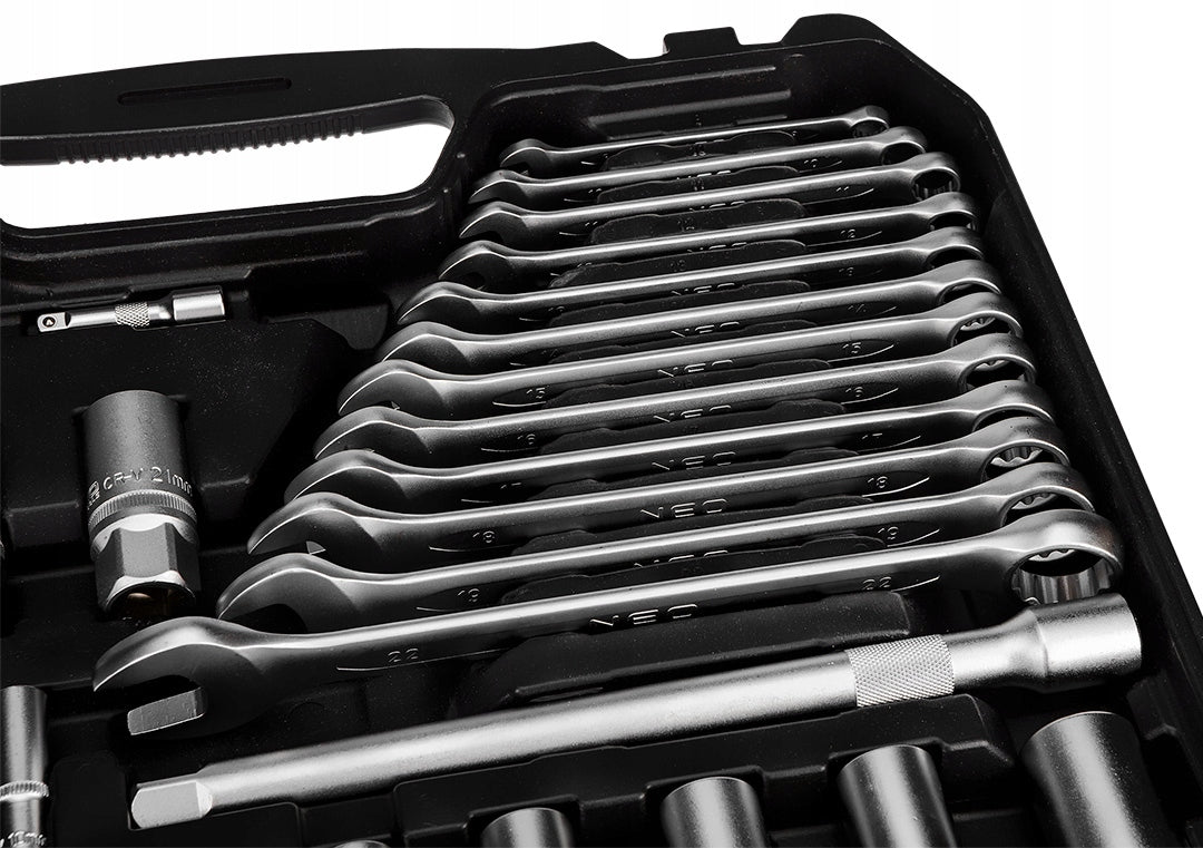 Socket wrench set 220 el. 1/2" 3/8" 1/4" NEO TOOLS 10-220 Manufacturer code 10-220