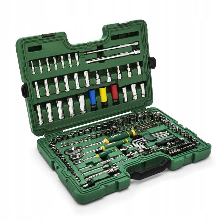 Socket wrenches and accessories set 1/4" 1/2" 3/8" 180 el